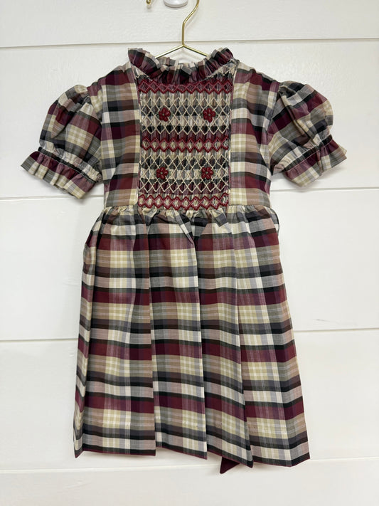 Pomme Cannelle Collection Dress, Maroon