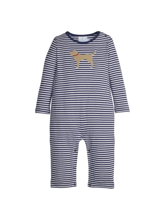 Little English Appliqué Romper Lab