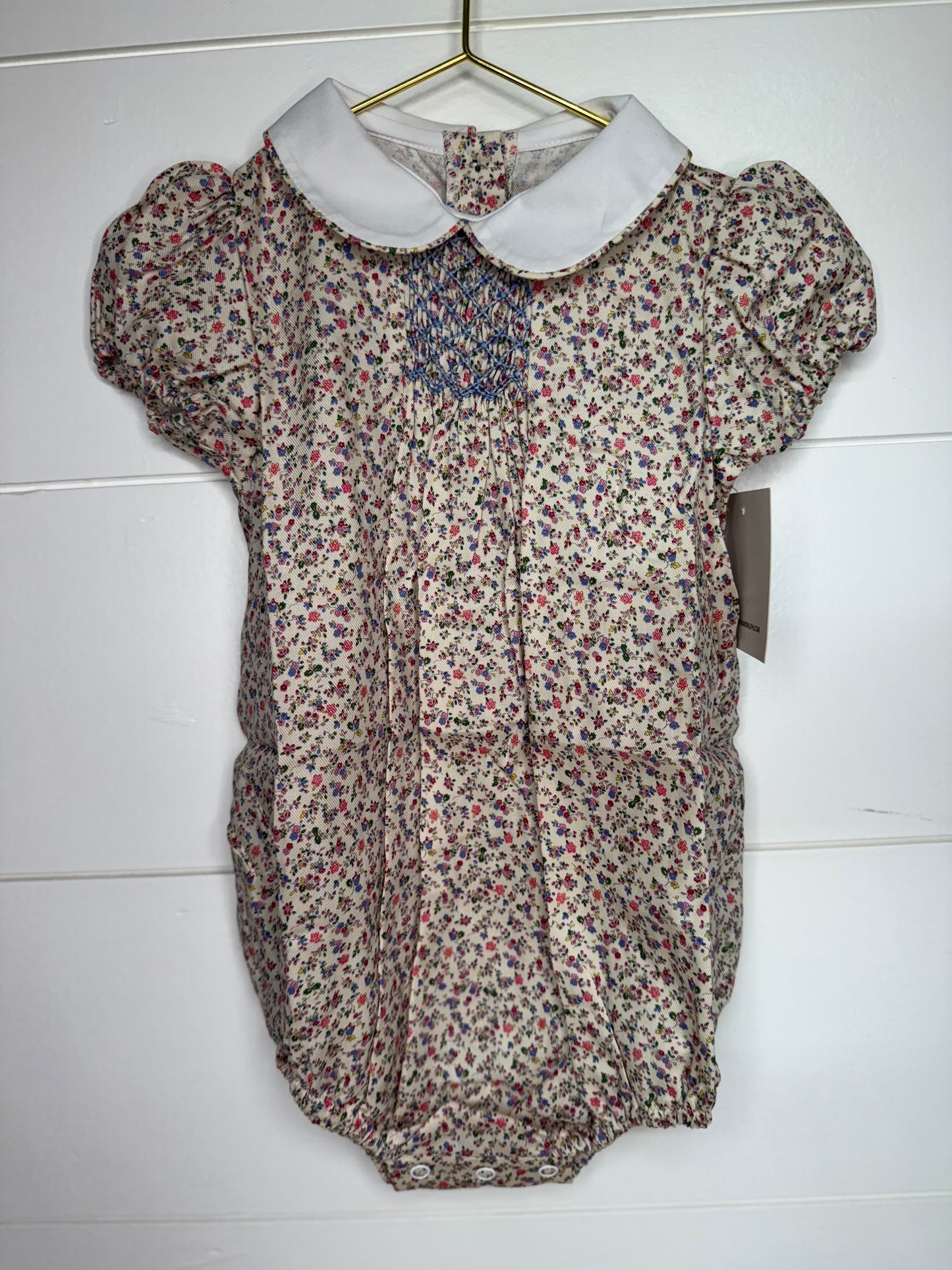 Ruth and Ralph Mini Tan Floral Emmie Bubblie