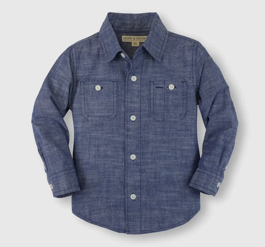 H & H Chambray button down