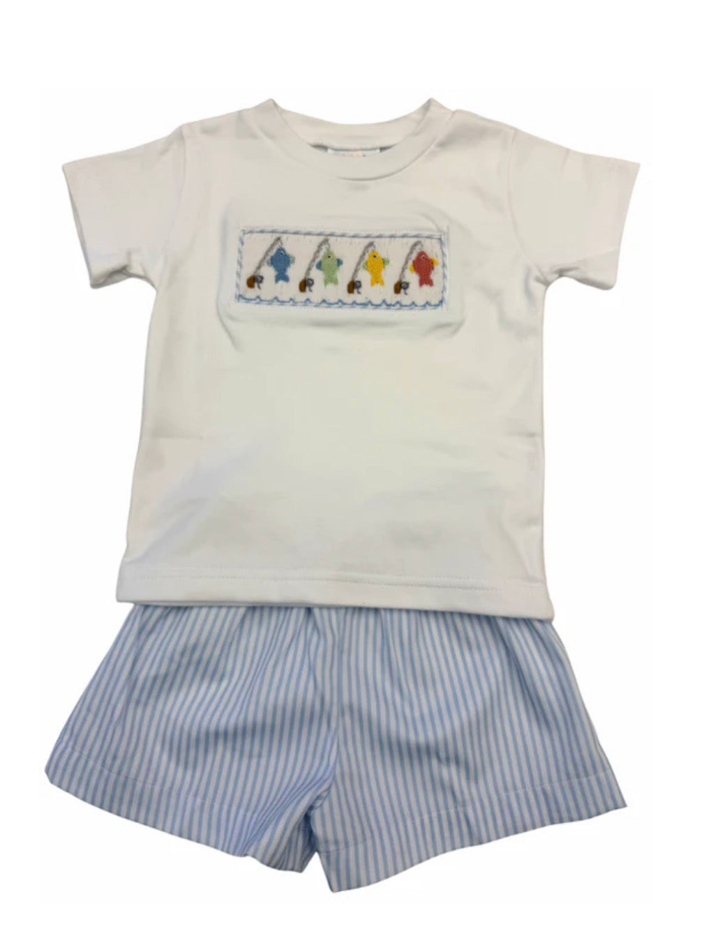 LuLu BeBe Tom Gone Fishing Short Set