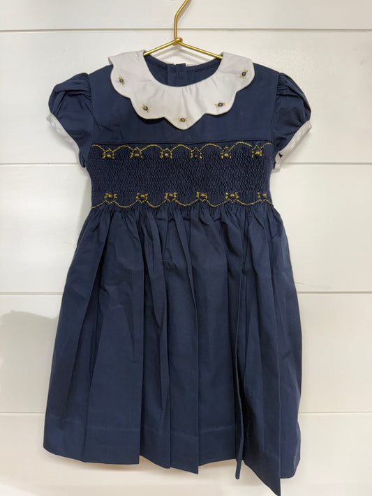 Pomme Cannelle Collection Dress, Navy