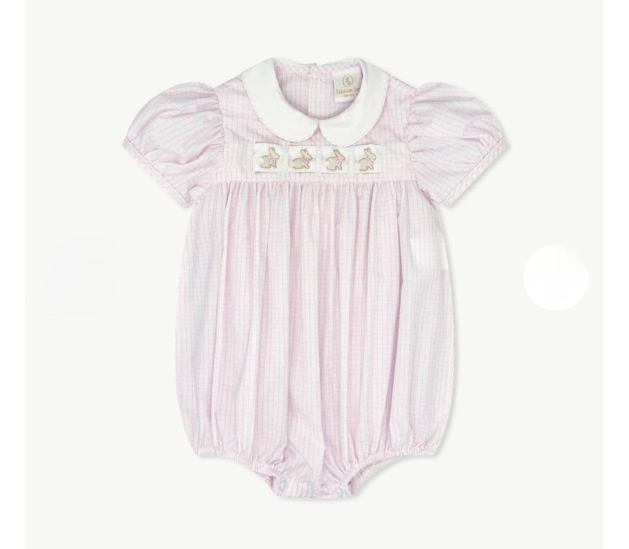 Lullaby Ruth Ribbon Classic Pink Windowpane Bubble
