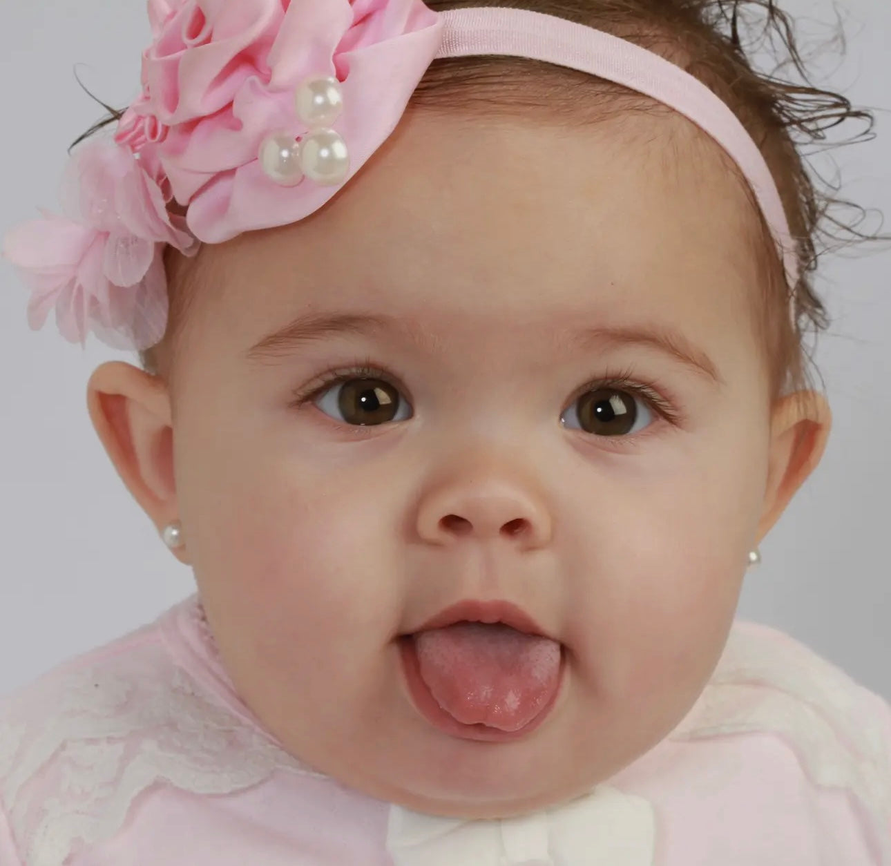 CM 14k gold plated white pearl earrings