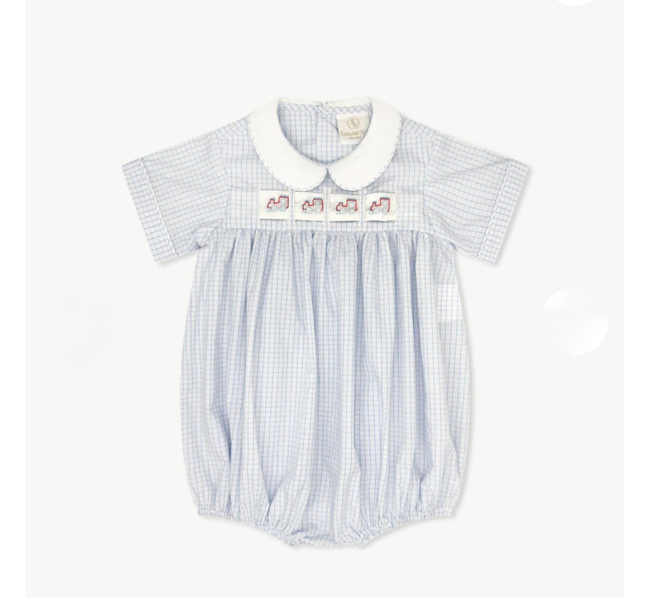 Lullaby Noah Ribbon Bubble Classic Blue Windowpane