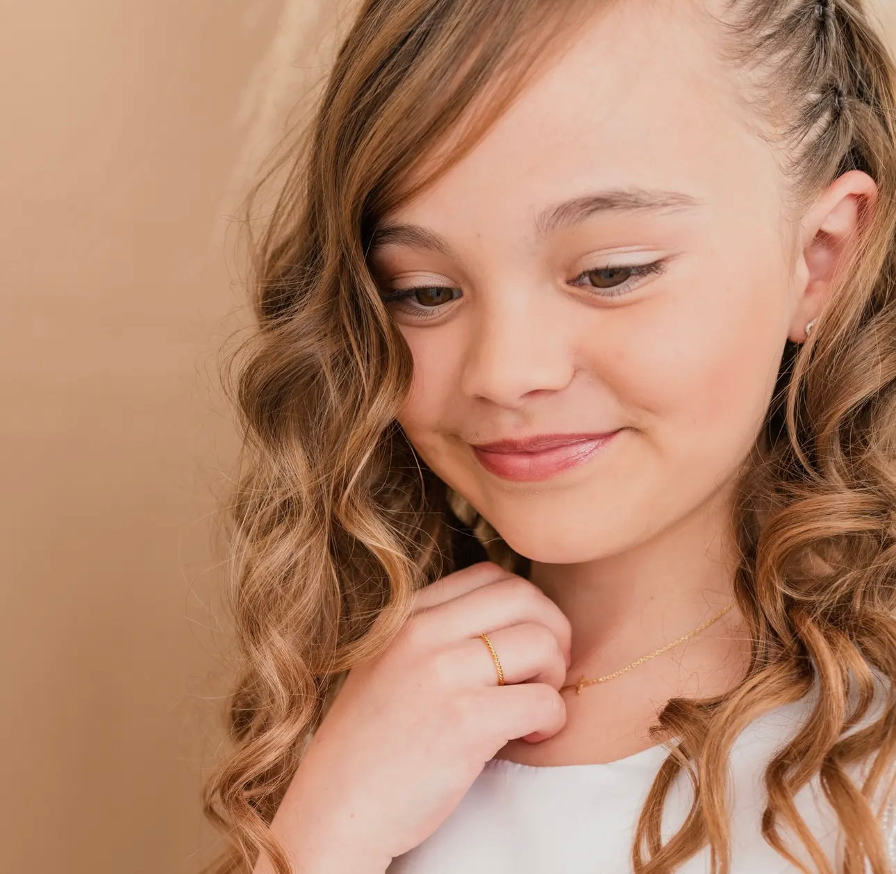 CM gold plated baby ring