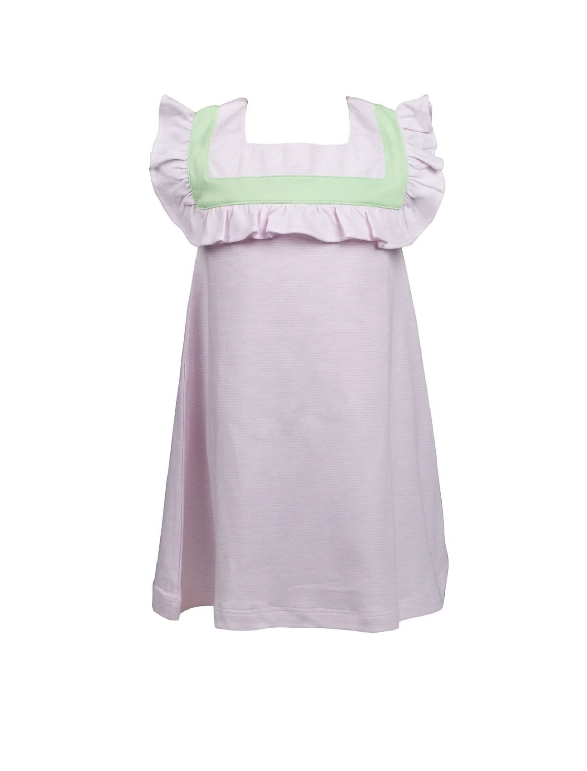 The Proper Peony Pink with Green Stripe Dress