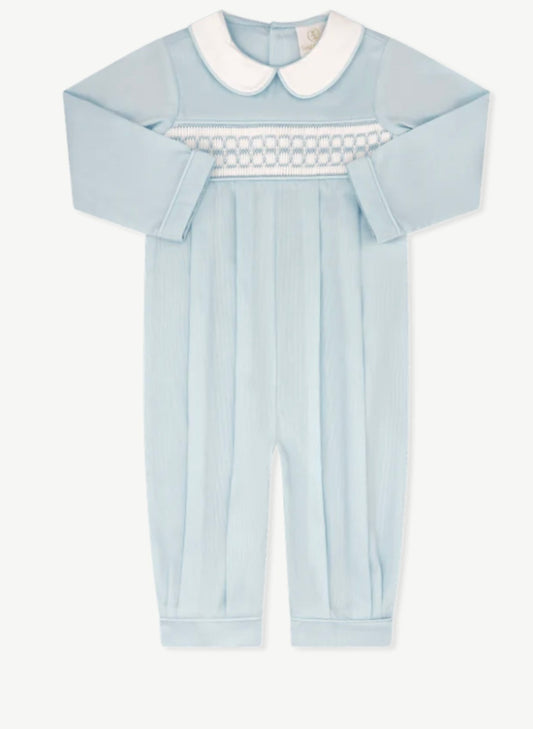 Lullaby Set Christopher Romper, Birmingham Blue