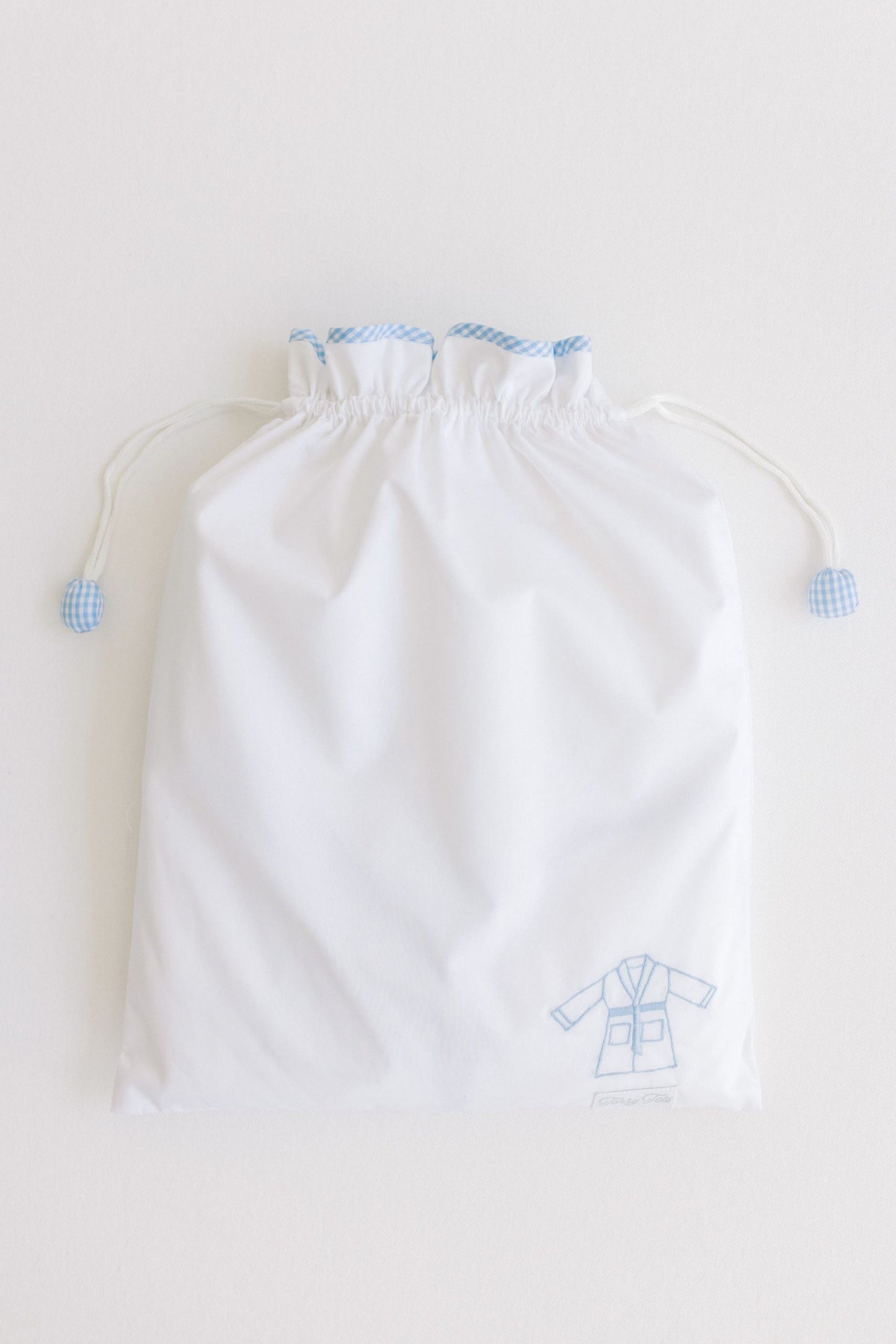 Terry Tots Bathrobe- Gingham