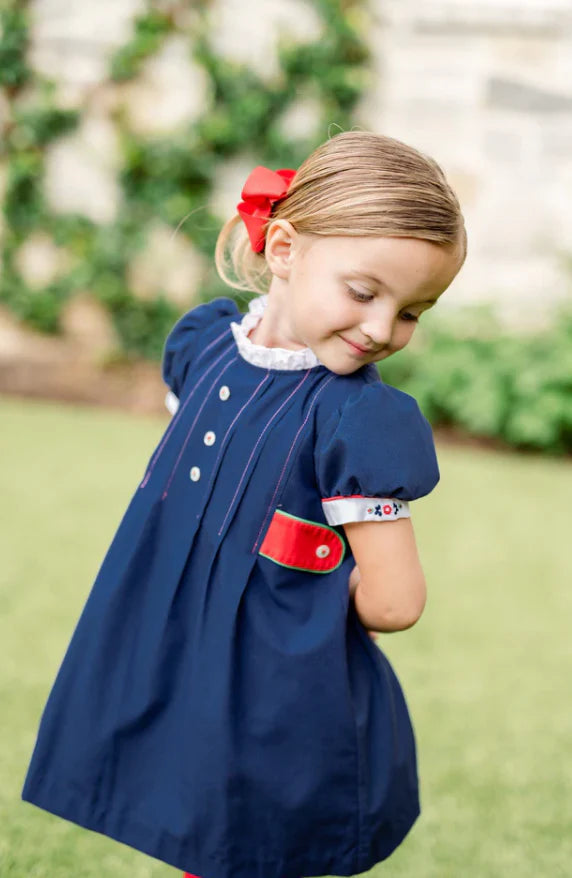 The Proper Peony Gianna Navy Dress