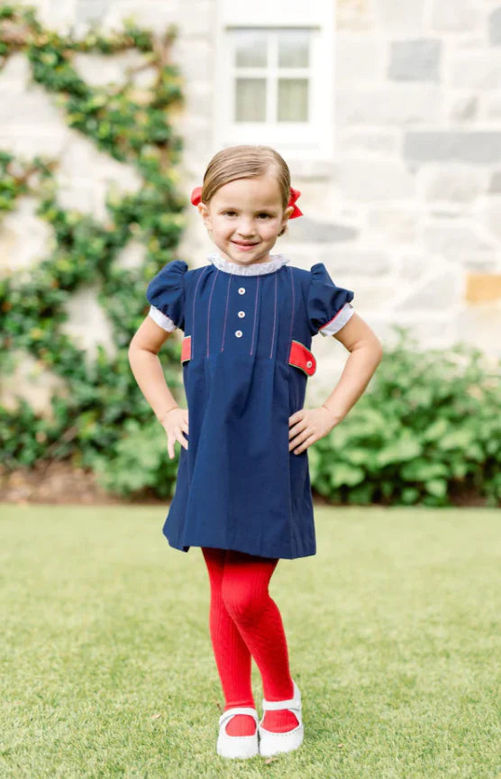 The Proper Peony Gianna Navy Dress