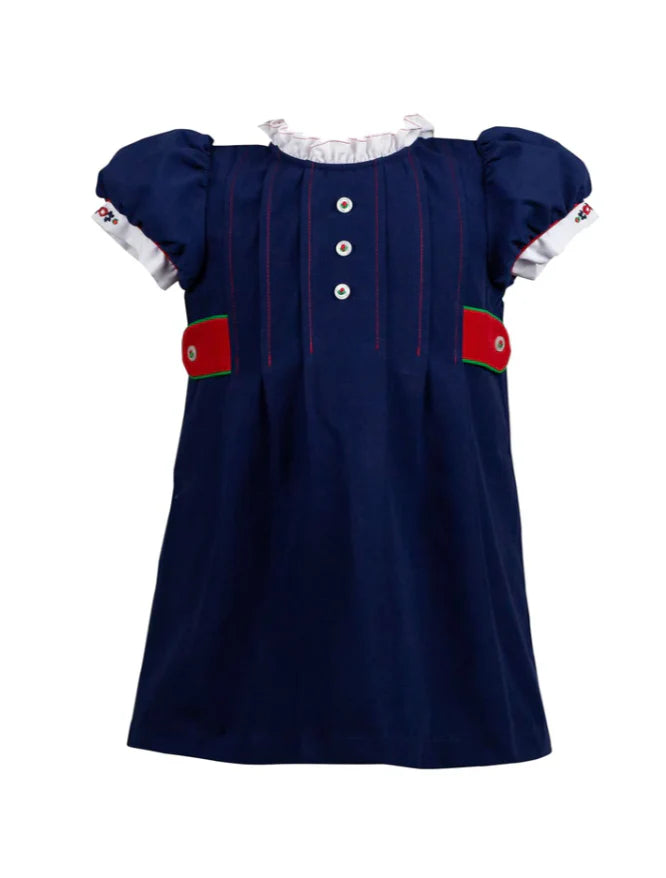 The Proper Peony Gianna Navy Dress