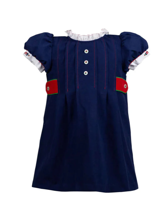 The Proper Peony Gianna Navy Dress
