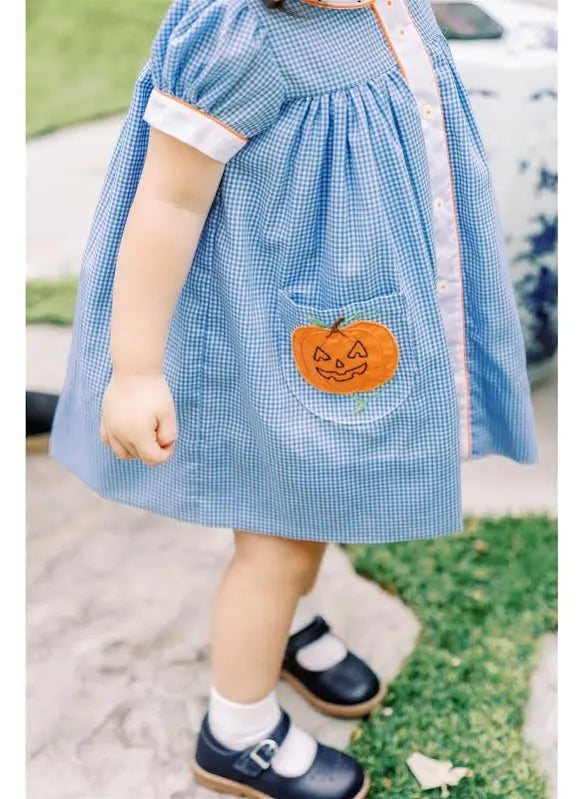 The Proper Peony Girls Jackie Pumpkin Dress