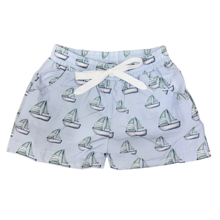 Hamner Hill Sailboat Swim Trunks