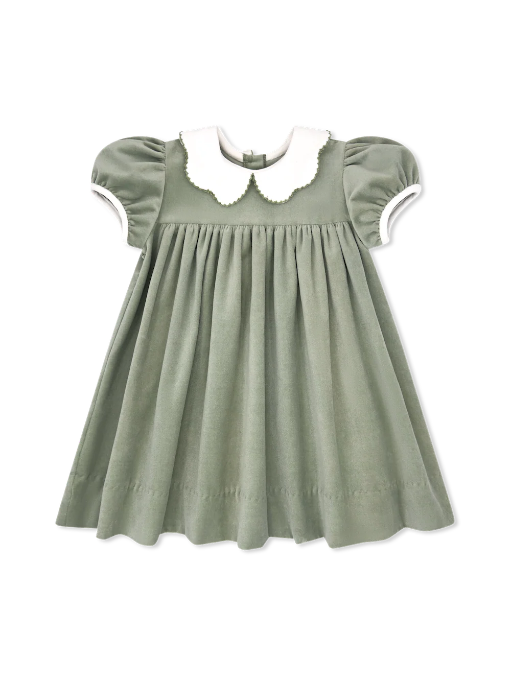 Lullaby Set Special Moments Dress, Leyland Green Velvet