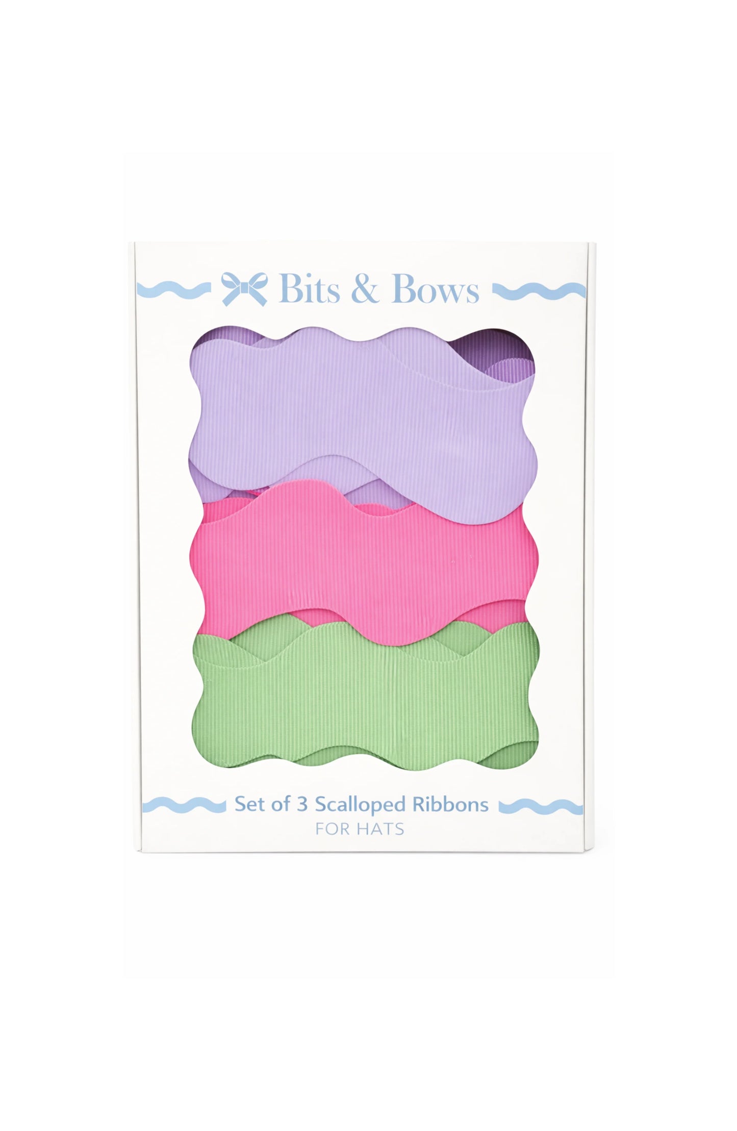 Bits and Bows Garden Party Scalloped Ribbon Set