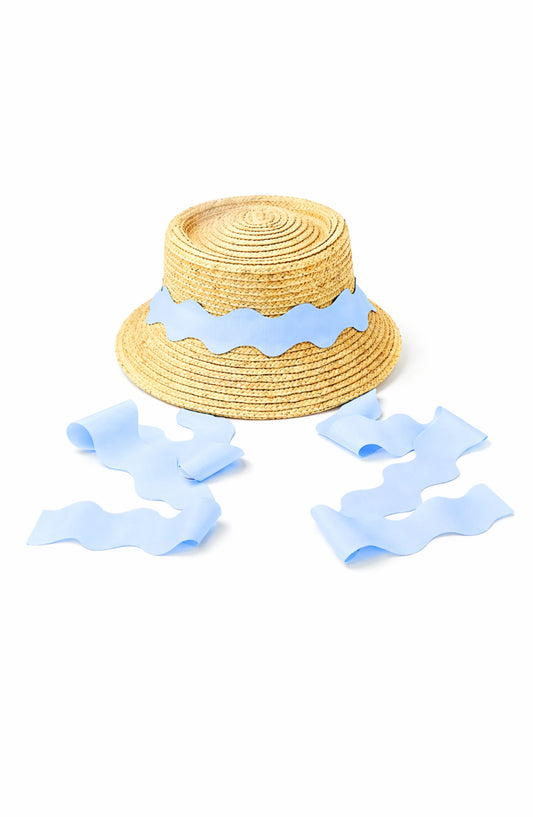Bits and Bows Harbor Hat, Light Blue