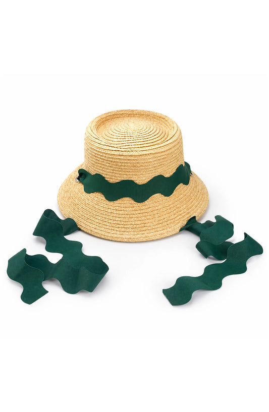 Bits and Bows Harbor Hat, Green (Toddler/Child)