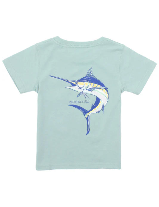 Properly Tied Marlin Short Sleeve Marine Mist