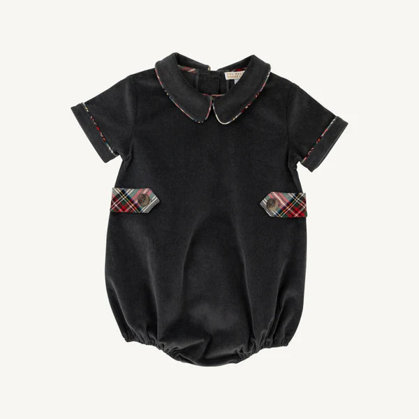 Brentley Bubble (Corduroy), Grandison Rd. Gray with Charlie Place Plaid