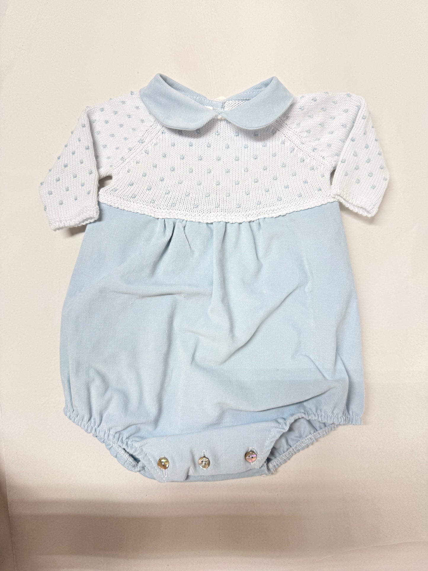 Mi Lucero Collar Dot Corduroy Bubble