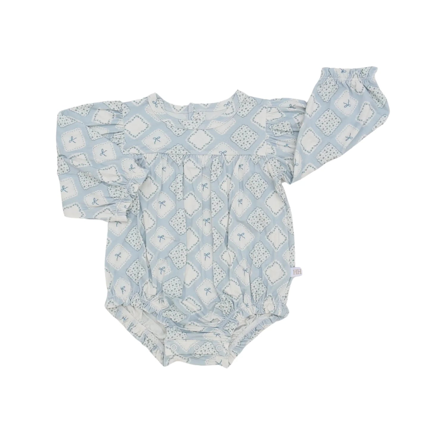 Hamner Hill Bow Quilted Patch LS