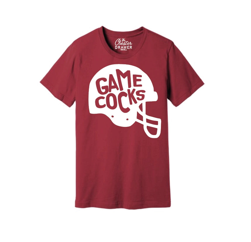 The Chester Drawer Gamecocks Helmet Tshirt