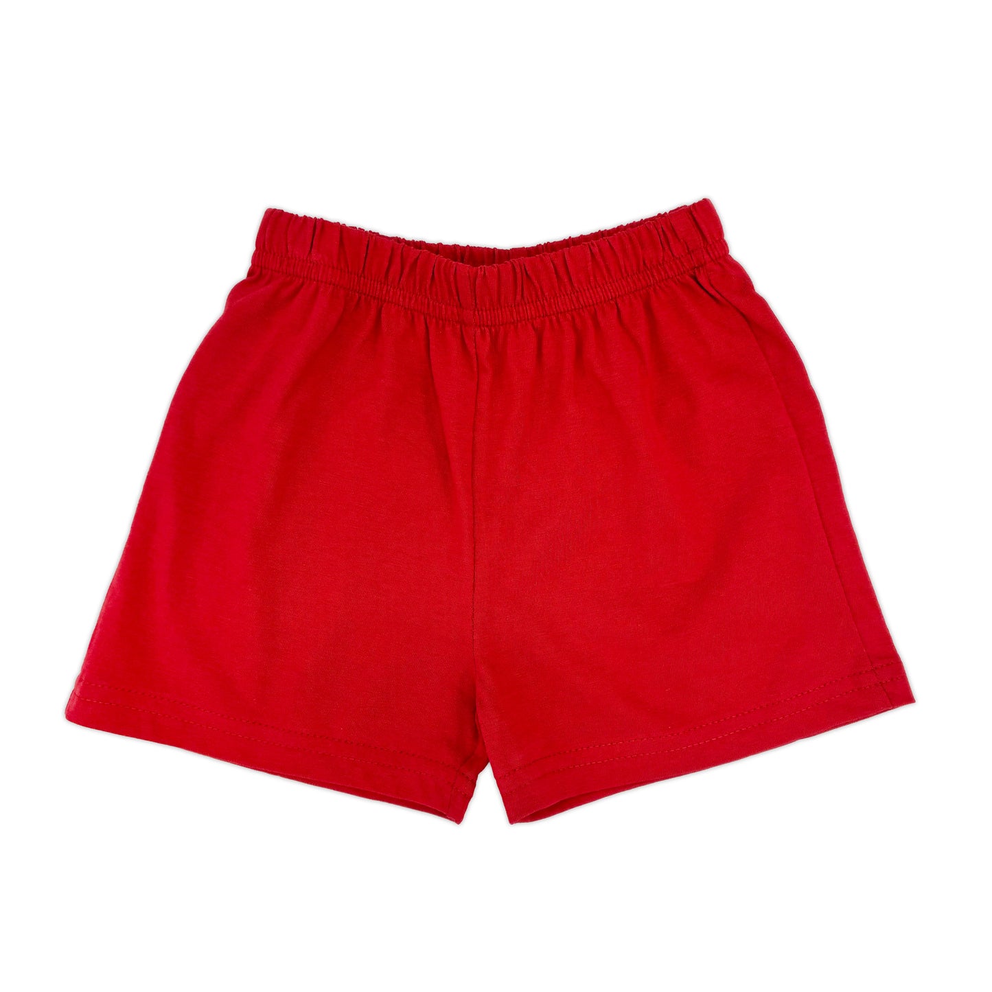 The Smiley Crab Red Knit Shorts