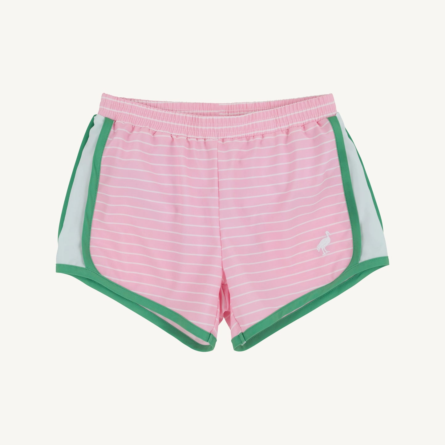 TBBC Prepletic™ Shimmy Shake Shorts
Pier Party Pink Stripe with Gibson Island Green
