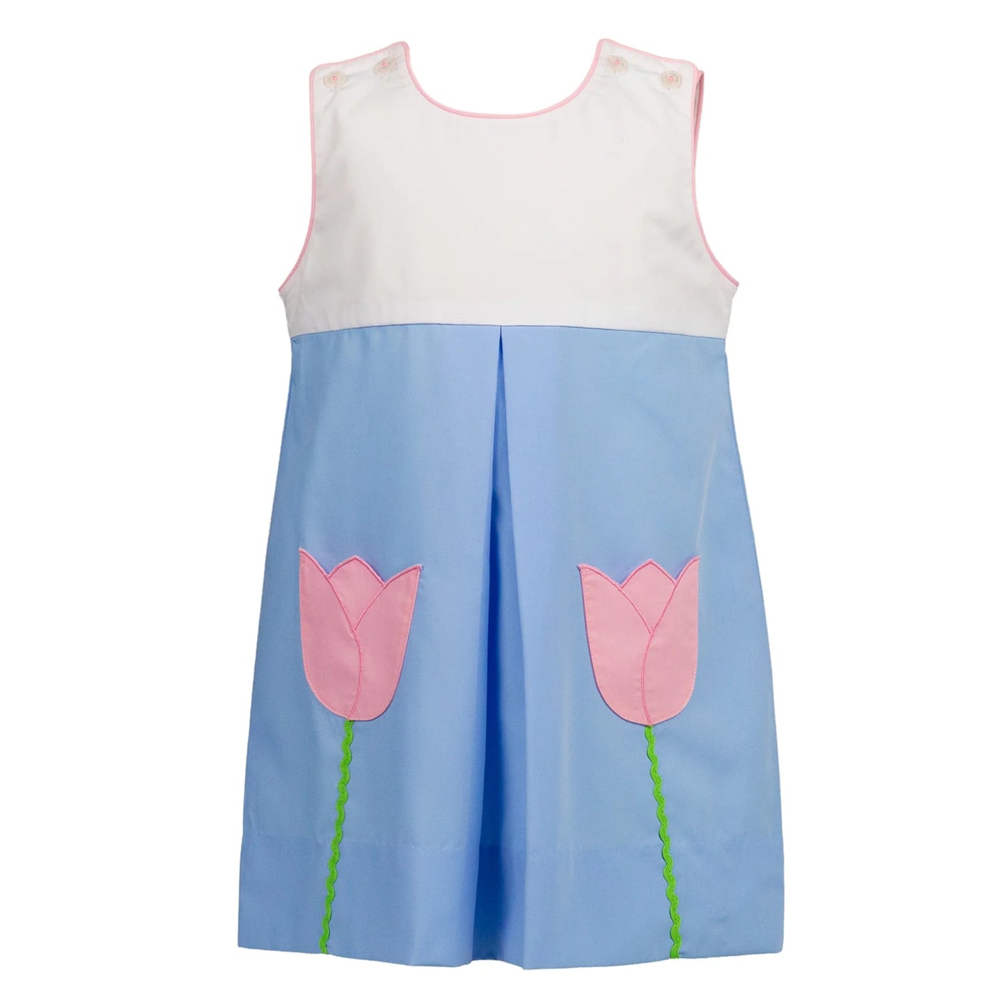 The Proper Peony Maude Blue Flower Dress