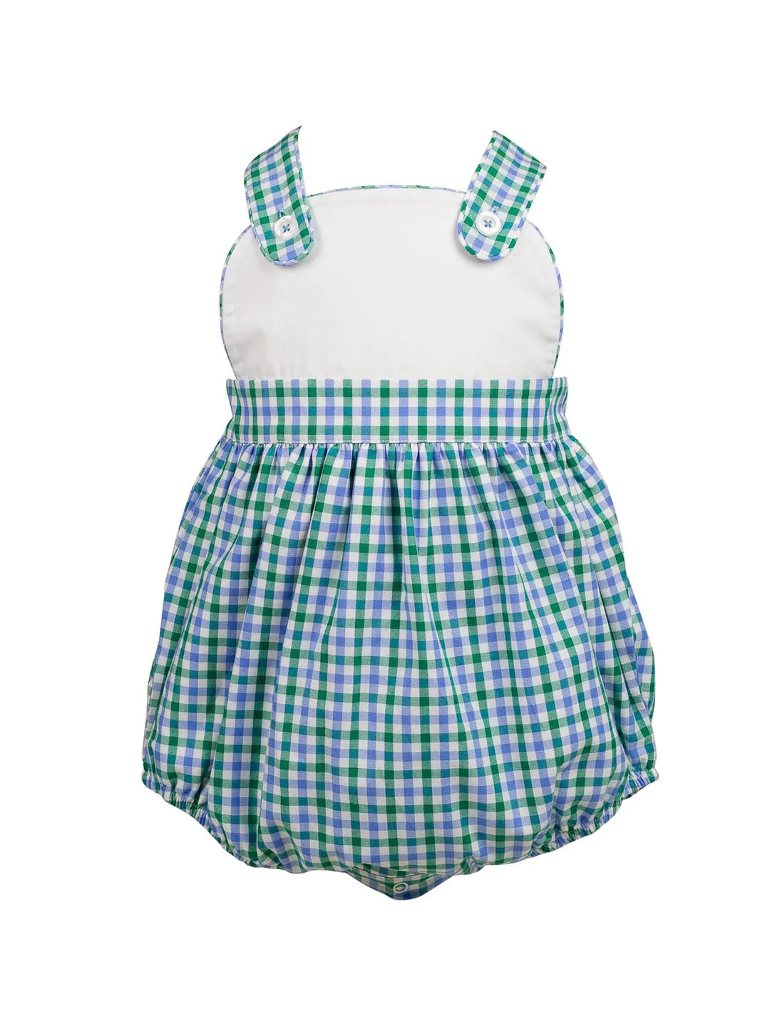 The Proper Peony Effie Boy Plaid Bubble Blue/Green