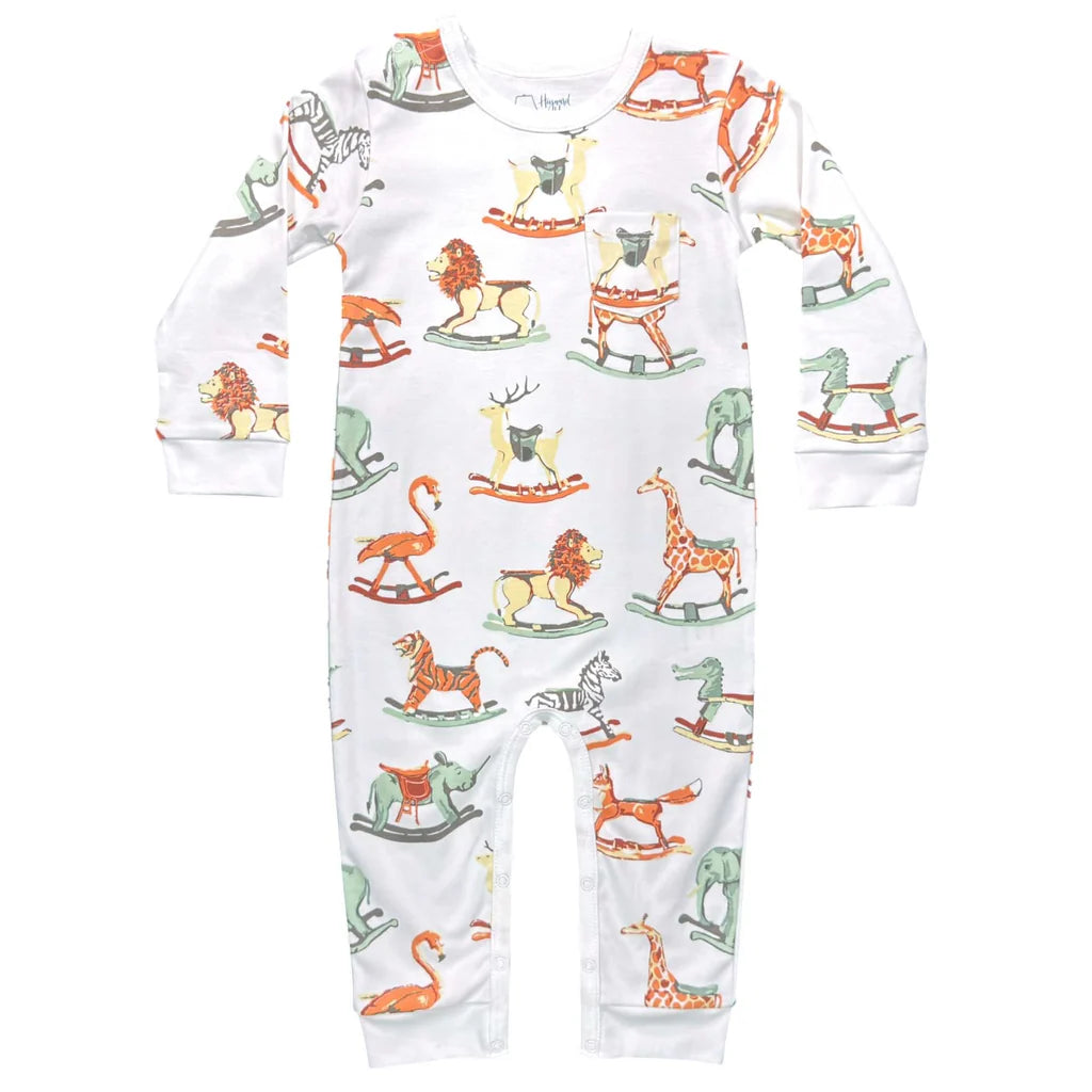 Heyward House Swaying Safari Footed Pajama