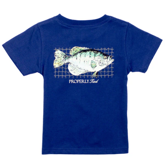 Properly Tied Crappie River Blue