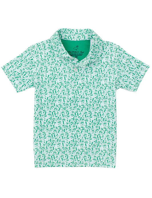 Properly Tied boys Range Polo Back Nine
