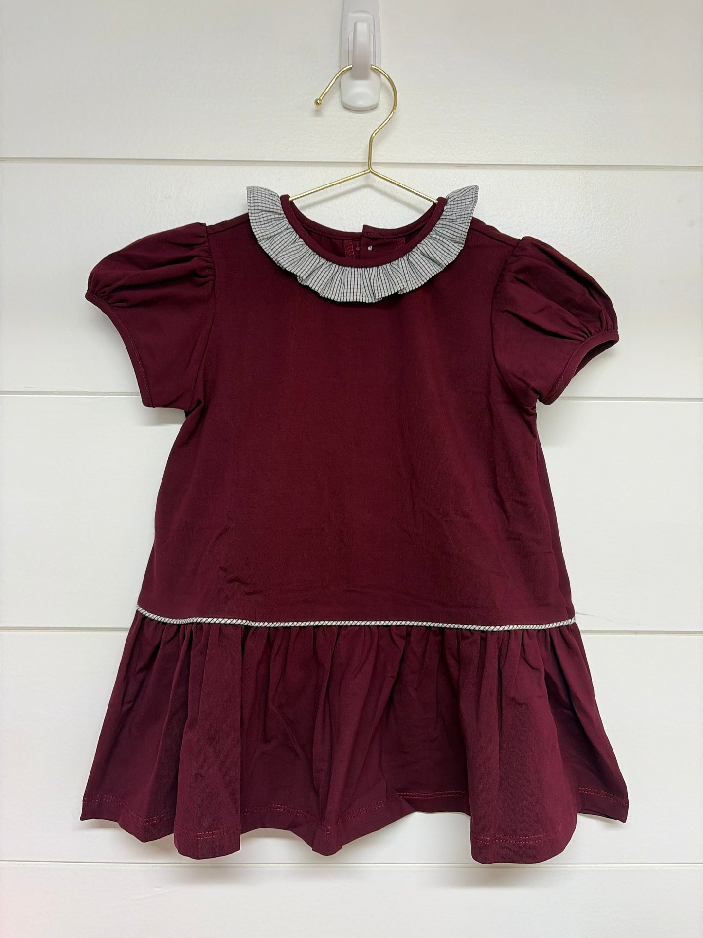 Southern Saturday Garnet/Black Dress