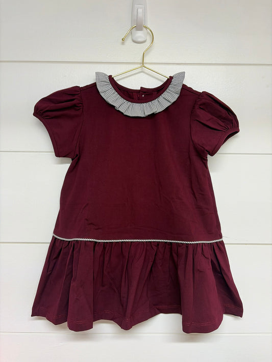 Southern Saturday Garnet/Black Dress