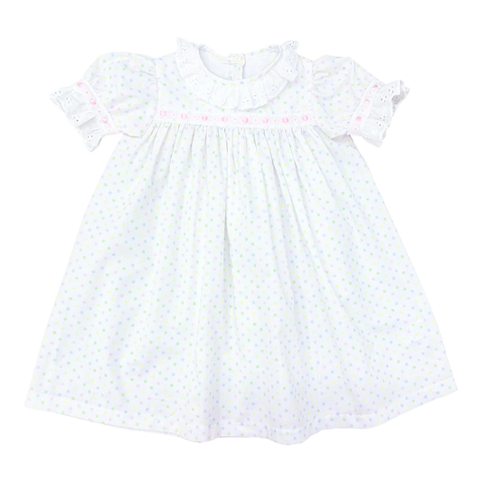 Percy & Tyne Pastel Bitty Dot, Margaret Dress