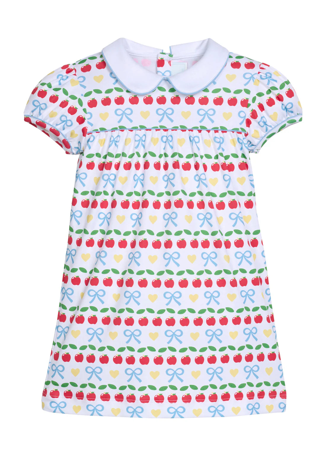 Little English Short Sleeve Evelyn Dress- Apple Days