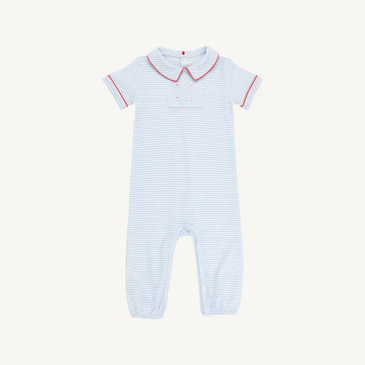 The Beaufort Bonnet Company Benny Button Romper