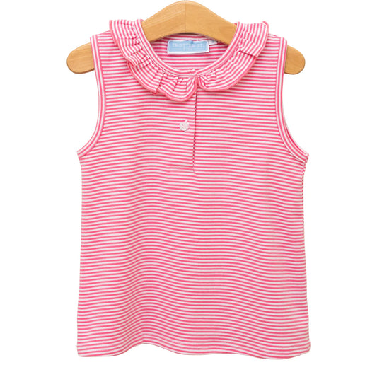 Trotter Street Nora Tank-Pink Stripe