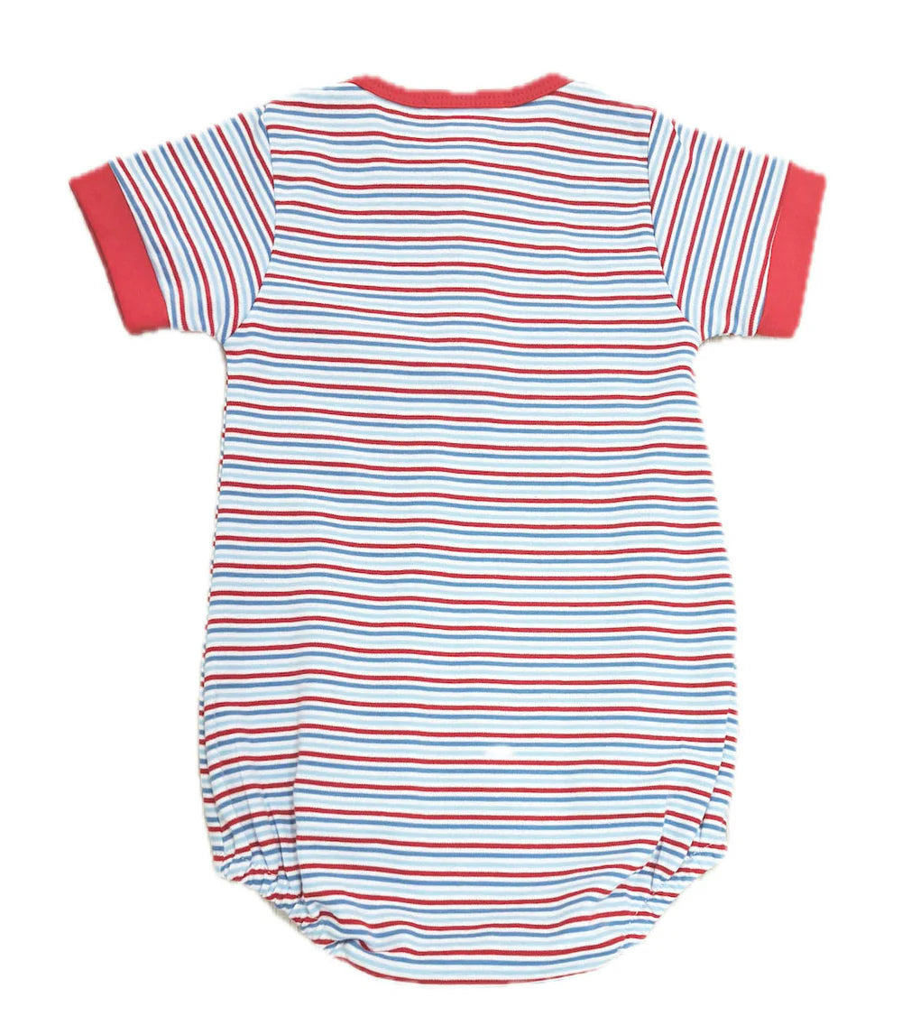 Marco & Lizzy Red, White and Blue Stripe Boy’s Bubble