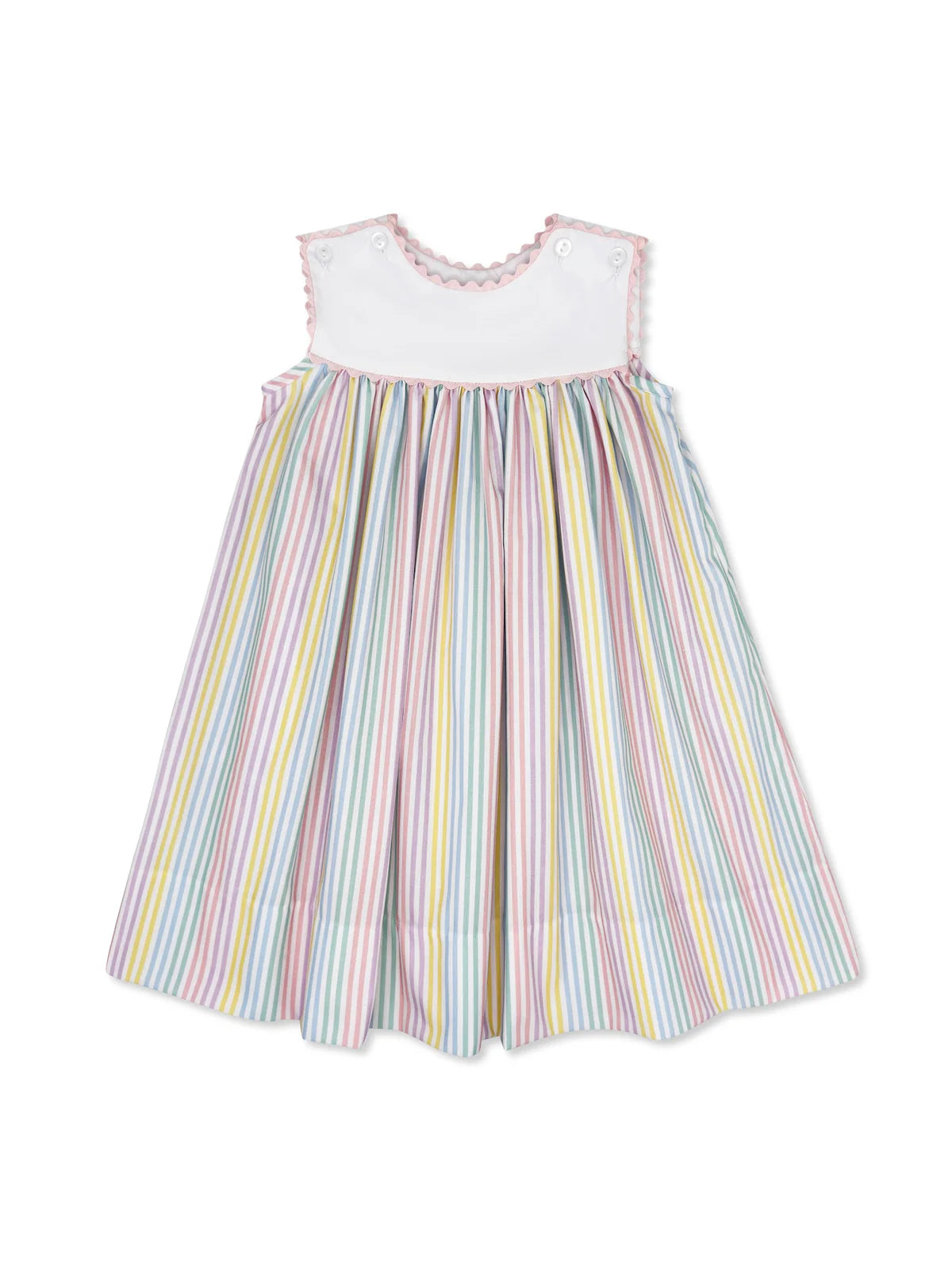 Lullaby Set Charming Dress Petunia Pinstripe