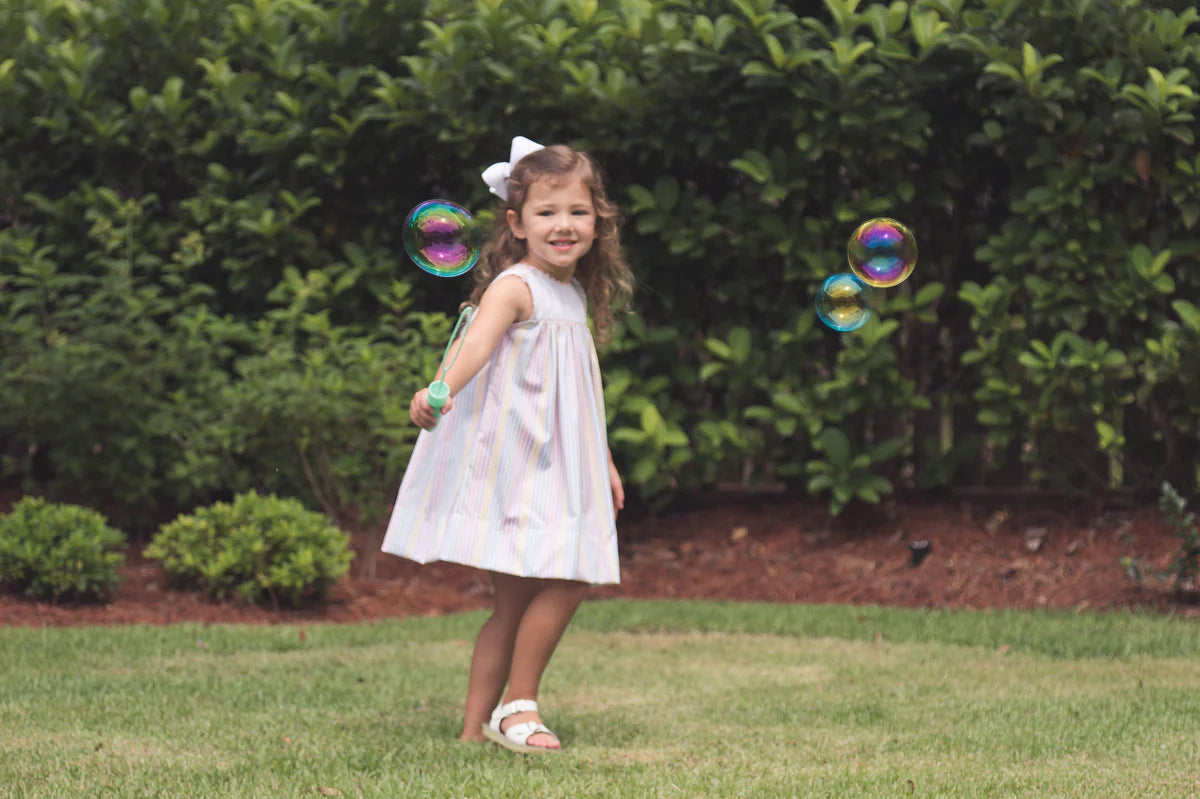 Lullaby Set Charming Dress Petunia Pinstripe