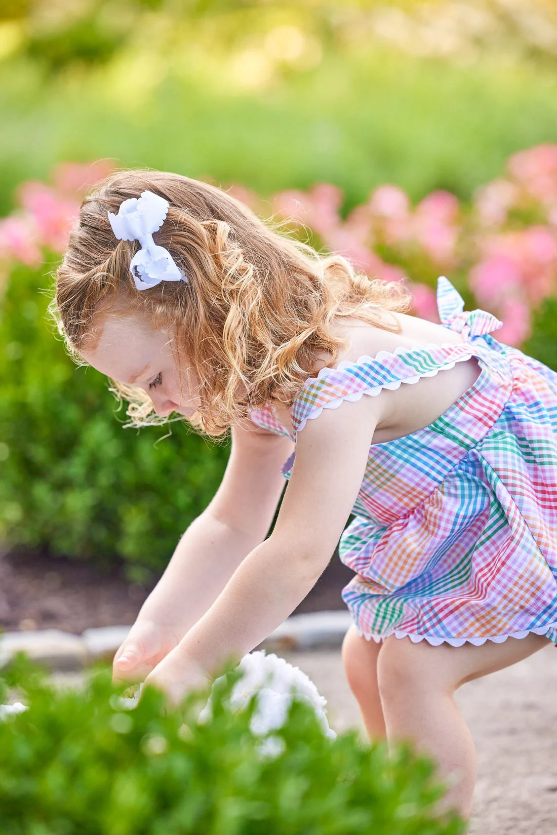 Little English Evie Bloomer Set - Preppy Plaid