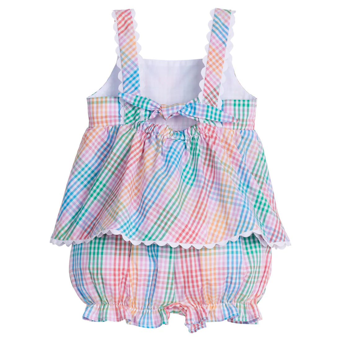 Little English Evie Bloomer Set - Preppy Plaid