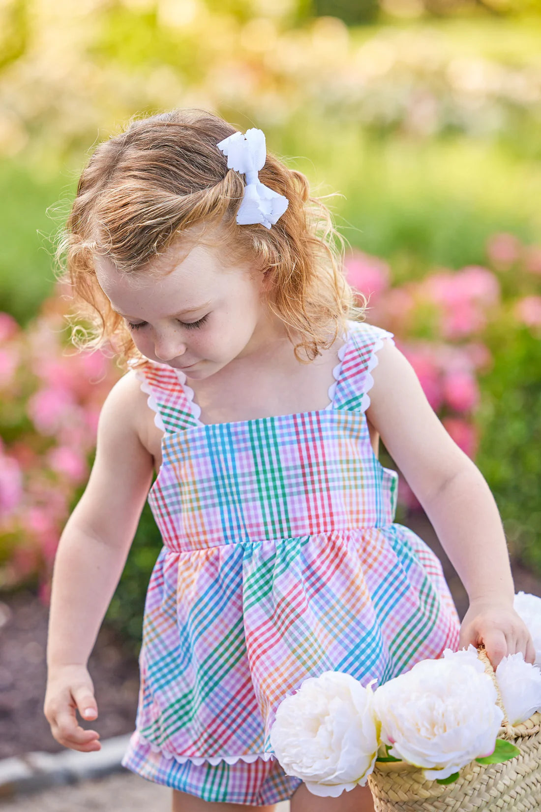 Little English Evie Bloomer Set - Preppy Plaid