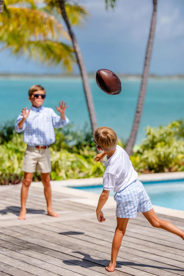 TBBC Sheffield Shorts, Barrington Blue Check