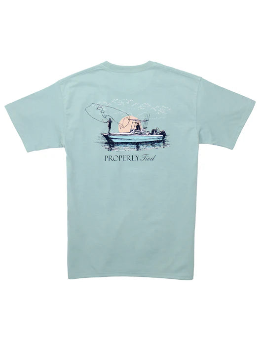 Properly Tied Boys Cast SS Marine Mist