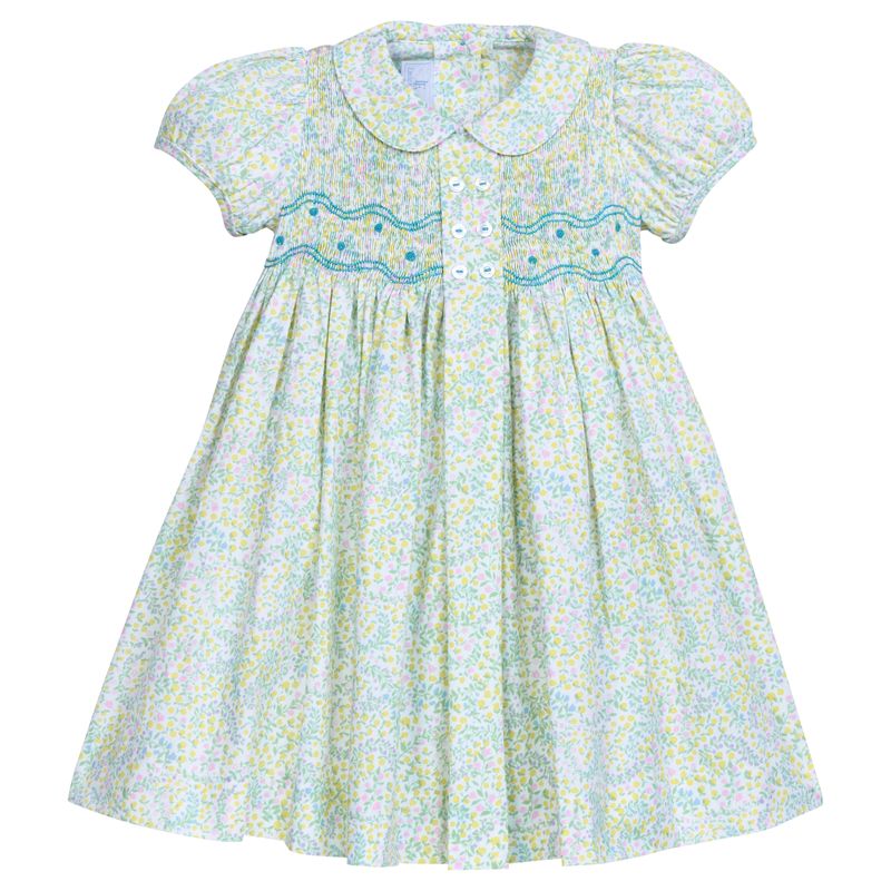 Smocked Bridget Dress, Briarcliff Floral